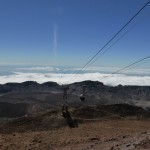 Cable car on Mount Teide.