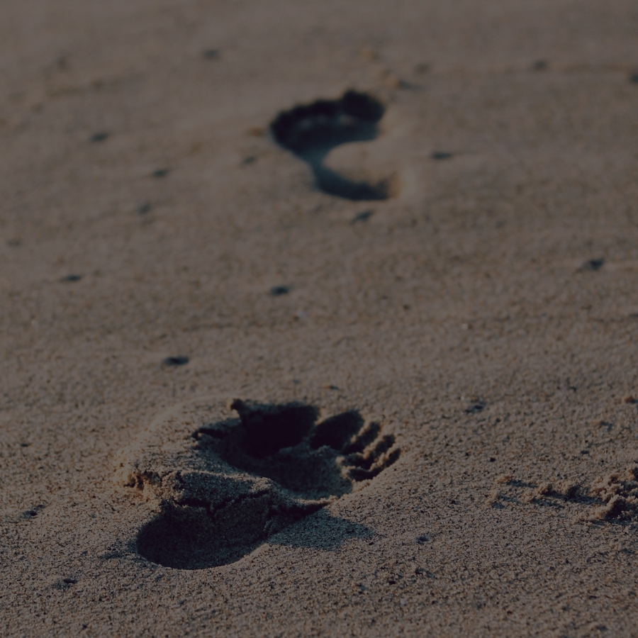 Footprints (Credit: Christopher Sardegna via Unsplash)