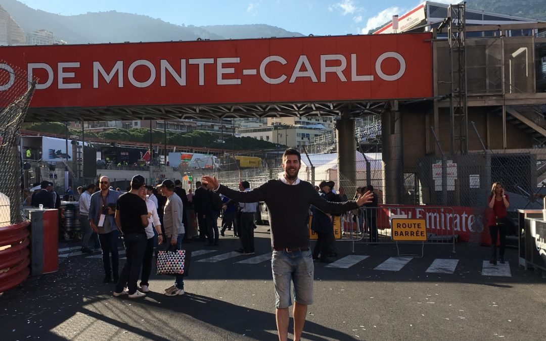 Me at the Monaco Grand Prix.