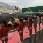 The paddock at the Monaco Grand Prix.