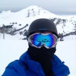 Selfie whilst skiing in Morzine.