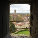 St Mary's Church from Warwick Castle.