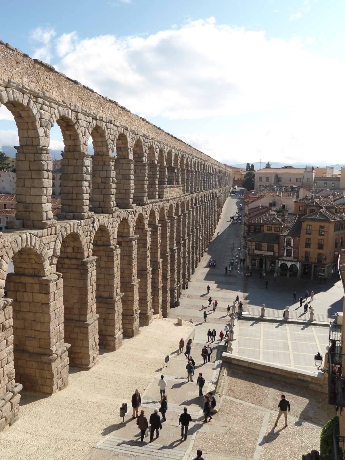 The Aqueduct in Segovia.